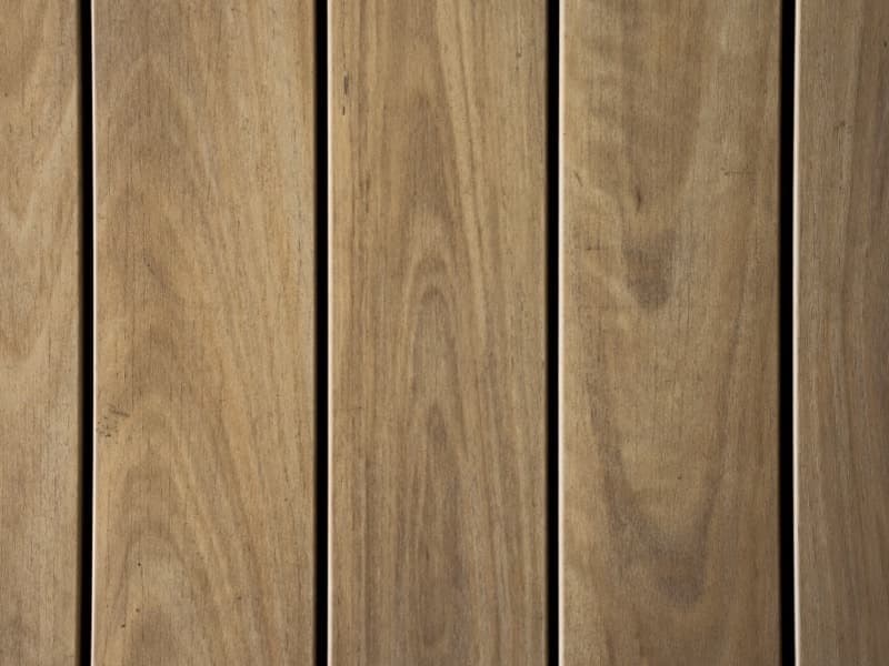 Light Blackbutt decking board