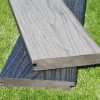 Antique Grey & Charcoal Deluxe Capped Decking Board Solid Construction