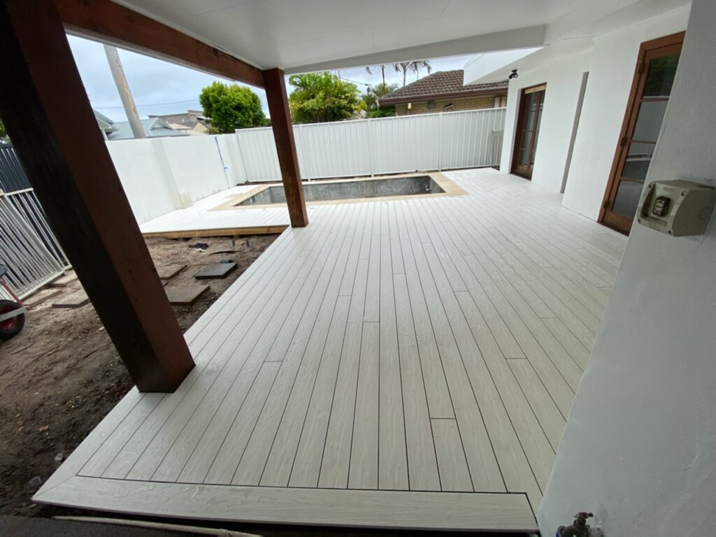 Buy Super White/Coastal Sand Composite Decking Ezy Decking