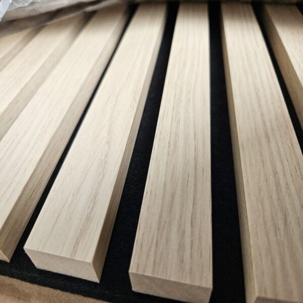 American Oak Feature Interior Cladding on Acoustic Panelling