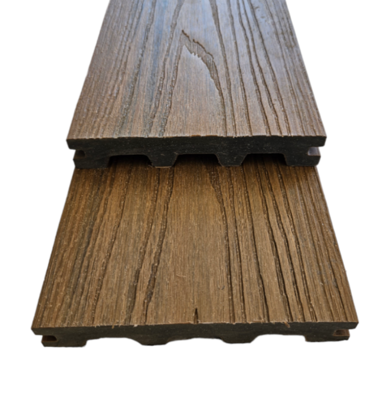 Burma Valley Teak New Hollowed Premium Capped Composite Decking - Ezy ...