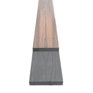 Plantation Maple with Urban Grey Solid Composite Decking Boards 138mmx23mm