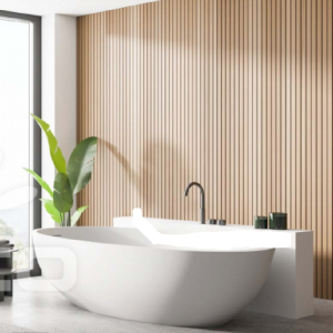 Interior Blackbutt Castellated Cladding for Walls or Ceilings pvc