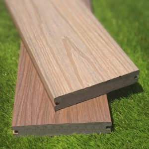 Helena River Jarrah & North Queensland Merbau reversible Deluxe Capped Decking Board Solid Construction