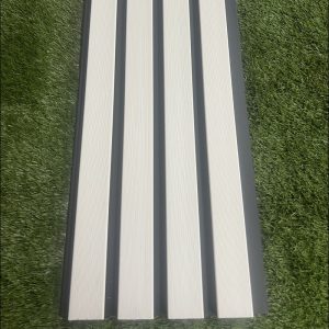 4m Super White Noir Exterior Castellated Cladding