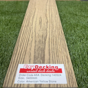 American Yellowstone ASA capped pvc composite decking boards