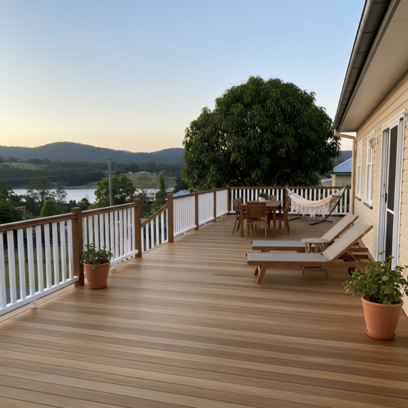 Origin Blackbutt Composite Decking Boards 5.4mx138mmx23mm - Ezy Decking
